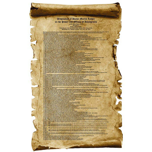 Martin Luther 95 Theses Cardboard Cutout