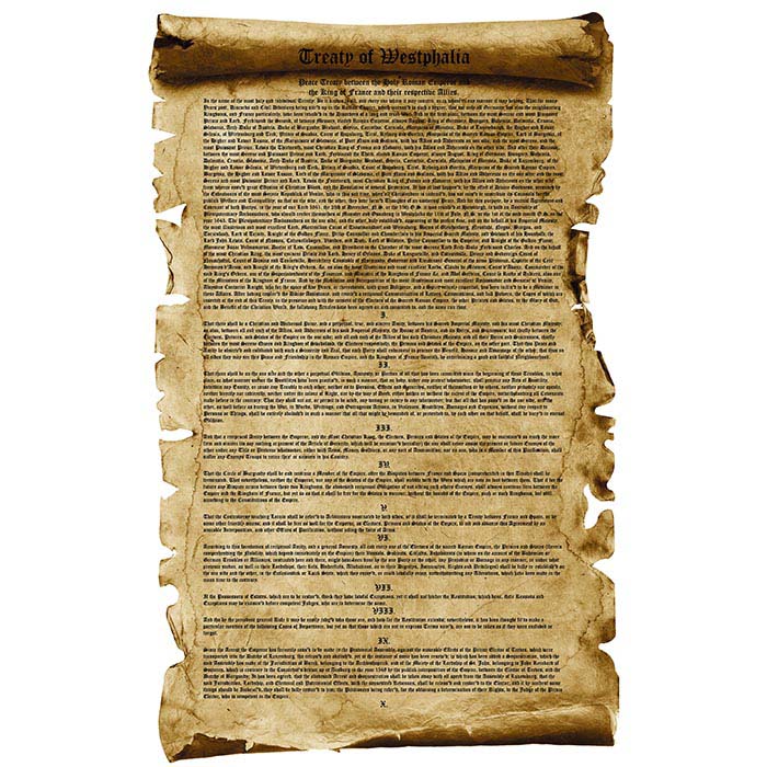 Treaty of Westphalia Cardboard Cutout