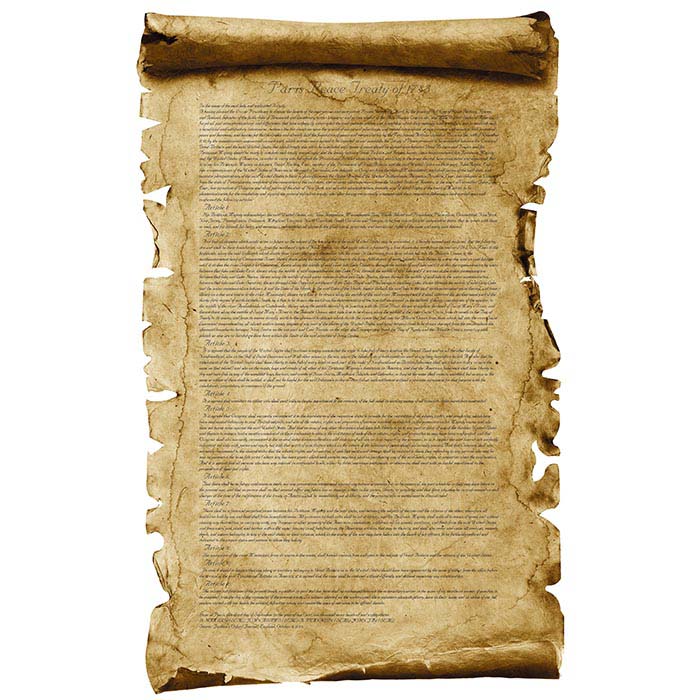 Paris Peace Treaty Cardboard Cutout