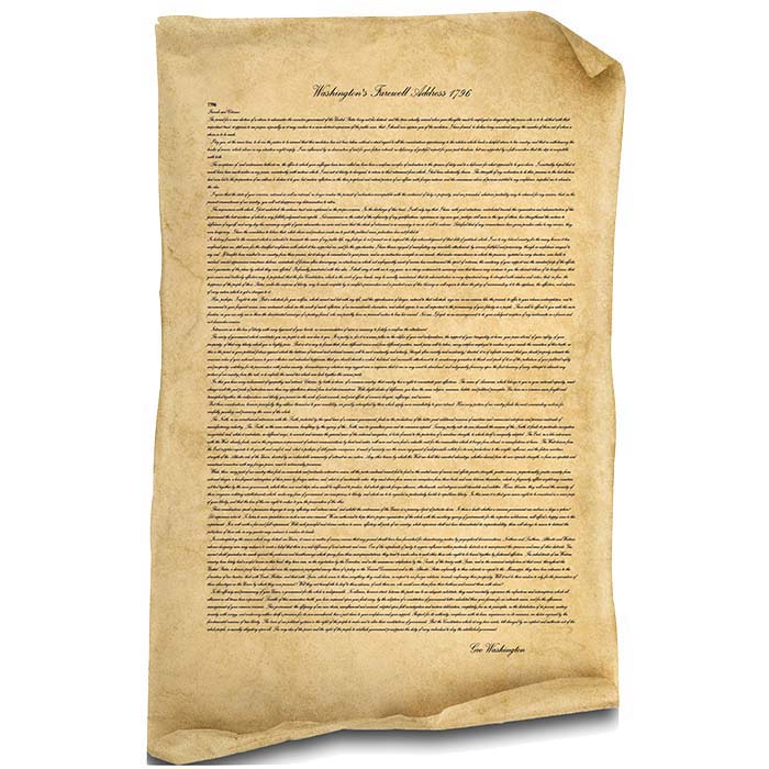 George Washington Farewell Address Cutout Cardboard Cutout