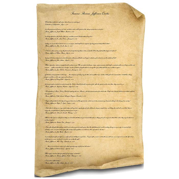 Jefferson Quotes Cardboard Cutout