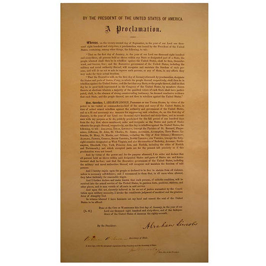 Emancipation Proclamation Cardboard Cutout