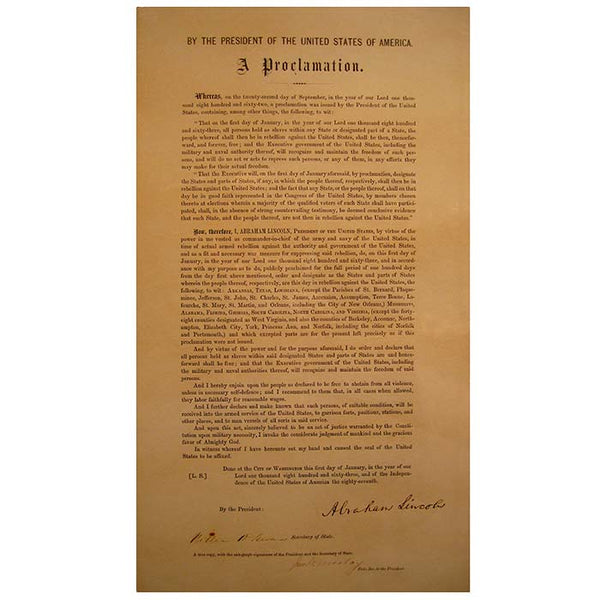 Emancipation Proclamation Cardboard Cutout