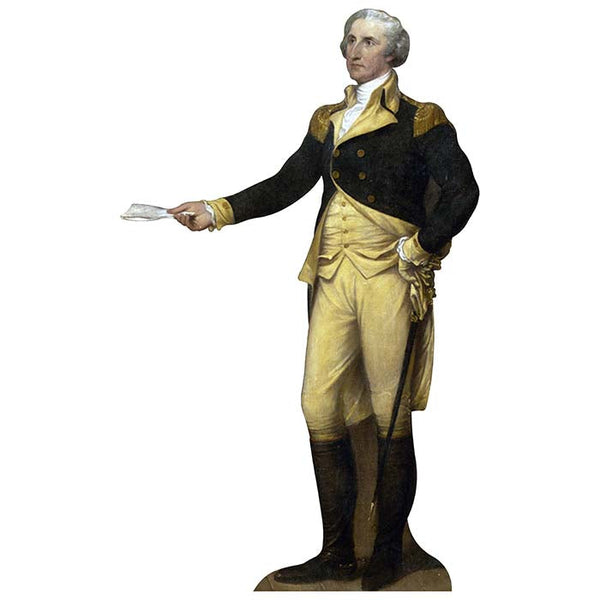 George Washington With Paper Cardboard Cutout