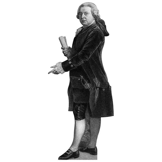 John Adams Holding Document Cardboard Cutout
