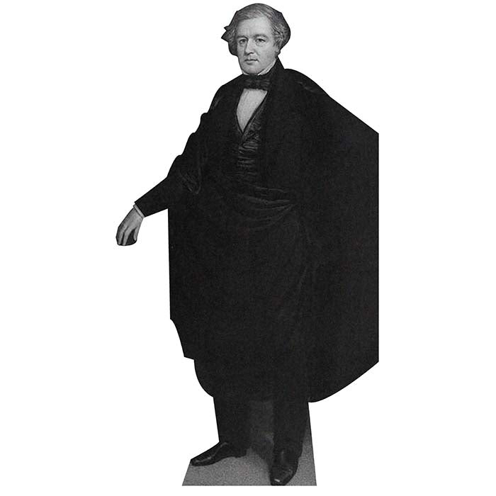 Millard Fillmore Wearing Cloak Cardboard Cutout