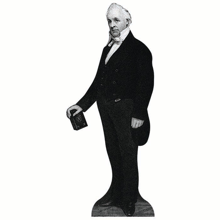 James Buchanan Cardboard Cutout