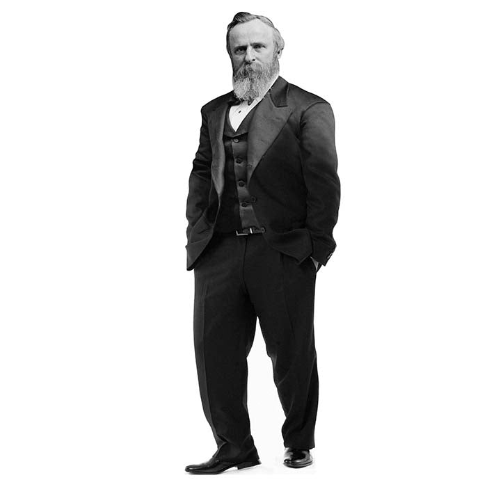 Rutherford Hayes Cardboard Cutout