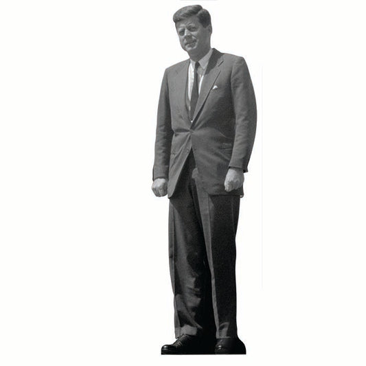 John F Kennedy Color Cardboard Cutout