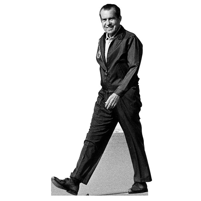 Richard Nixon Beach Cardboard Cutout