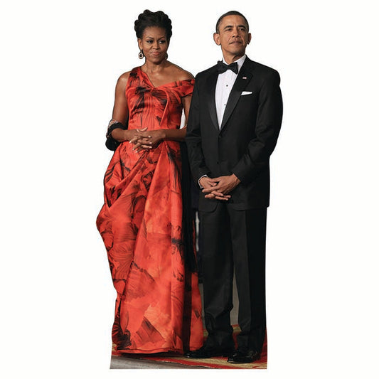 Michelle and Barack Obama Cardboard Cutout
