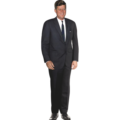 John F Kennedy 1962 Cardboard Cutout