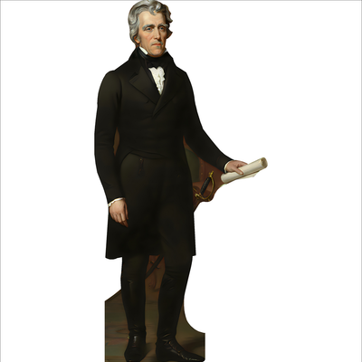 Andrew Jackson 7th President Cardboard Cutout