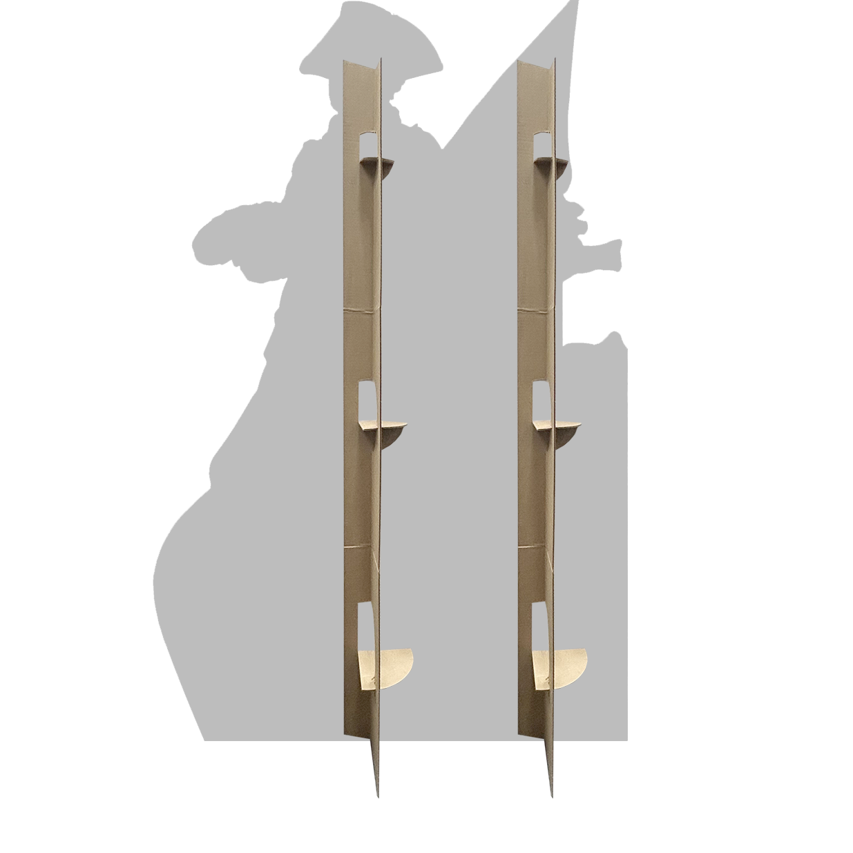 Washington Crossing Delaware With Cheesesteak Cardboard Cutout