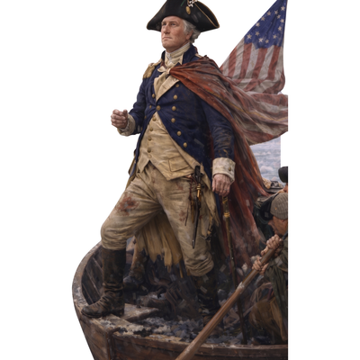 Washington Crossing Delaware Cardboard Cutout