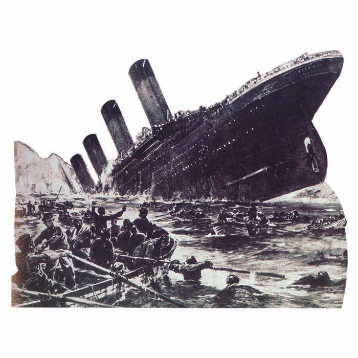 RMS Titanic Sinking Cardboard Cutout