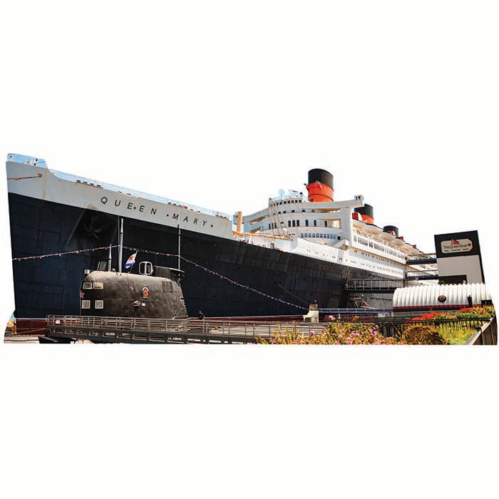RMS Queen Mary Cardboard Cutout