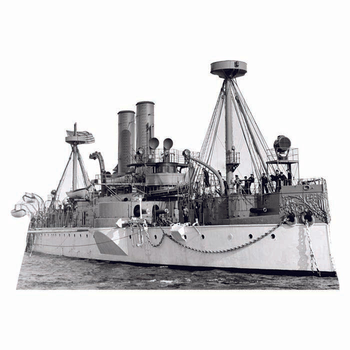 USS Maine Cardboard Cutout