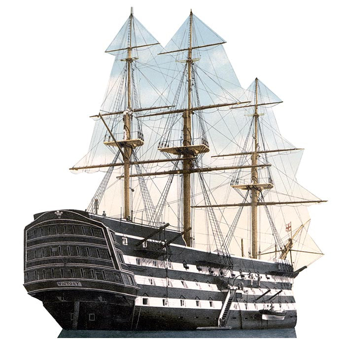 HMS Victory Cardboard Cutout