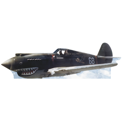3rd Squadron Hell's Angels Flying Tigers Cardboard Cutout