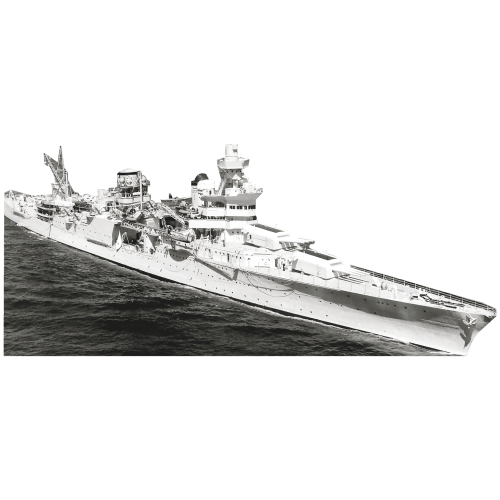 USS Indianapolis Heavy Cruiser Navy Cardboard Cutout