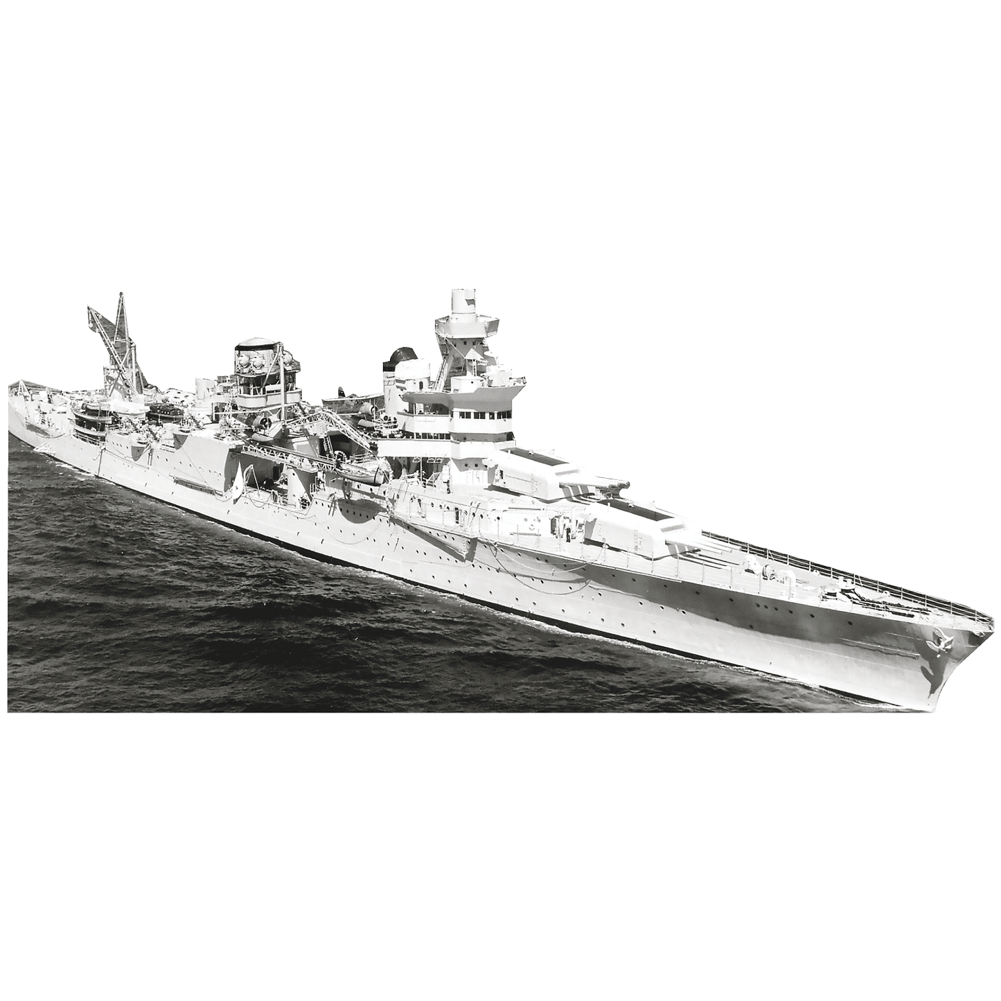 USS Indianapolis Heavy Cruiser Navy Cardboard Cutout