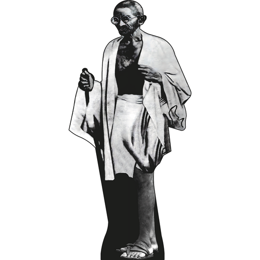 Mahatma Gandhi 1938 Illustration Cardboard Cutout