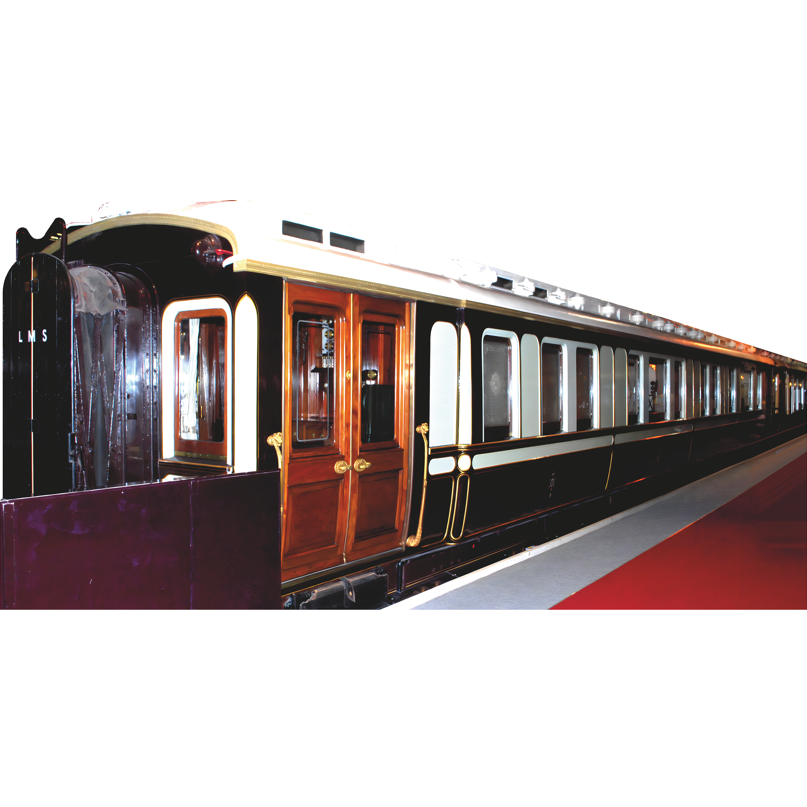 King Edward VII Royal Saloon Coach Train Railway Museum 1903 Cardboard ...