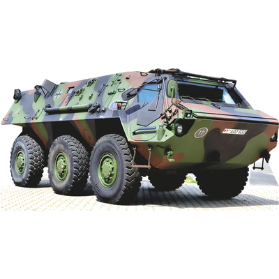 Transportpanzer Fuchs German Armored Carrier Military Tank Vehicle Cardboard Cutout