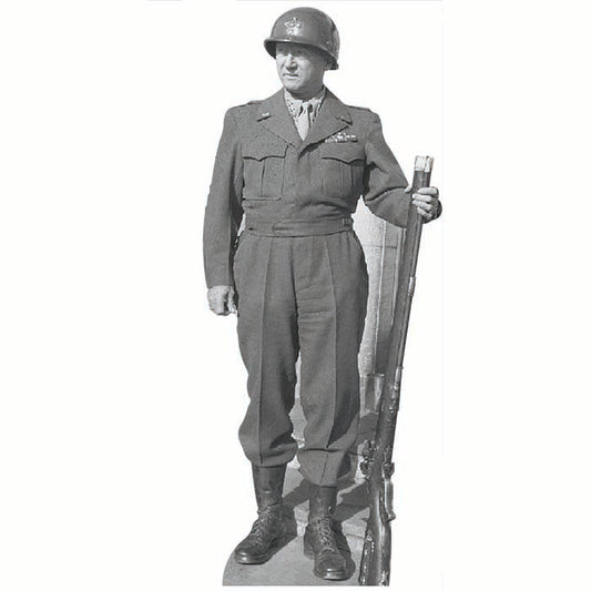 General Patton Cardboard Cutout