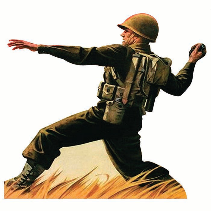 World War 2 Soldier Cardboard Cutout