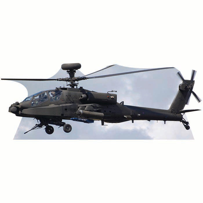 AH64 Apache Cardboard Cutout