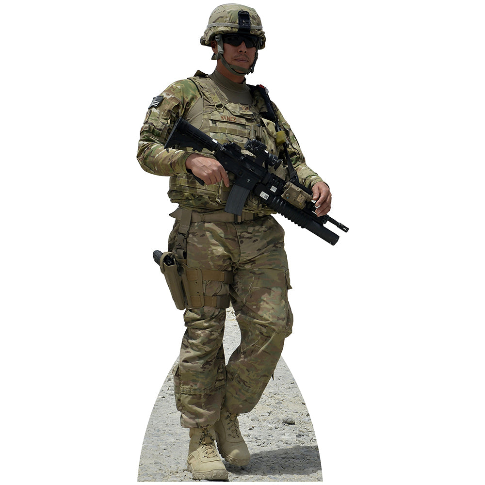 Soldier Marine Cardboard Cutout