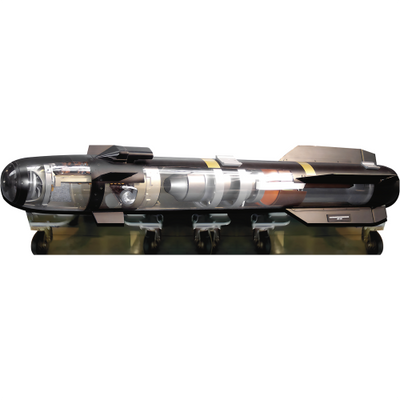 Lockheed Martin AGM-114M Hellfire II Missile To Scale 64inch Cardboard Cutout