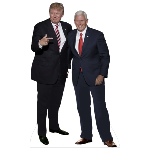 Donald Trump and Mike Pence Cardboard Cutout