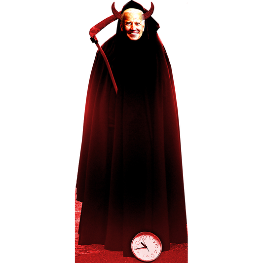Devil Biden Cardboard Cutout