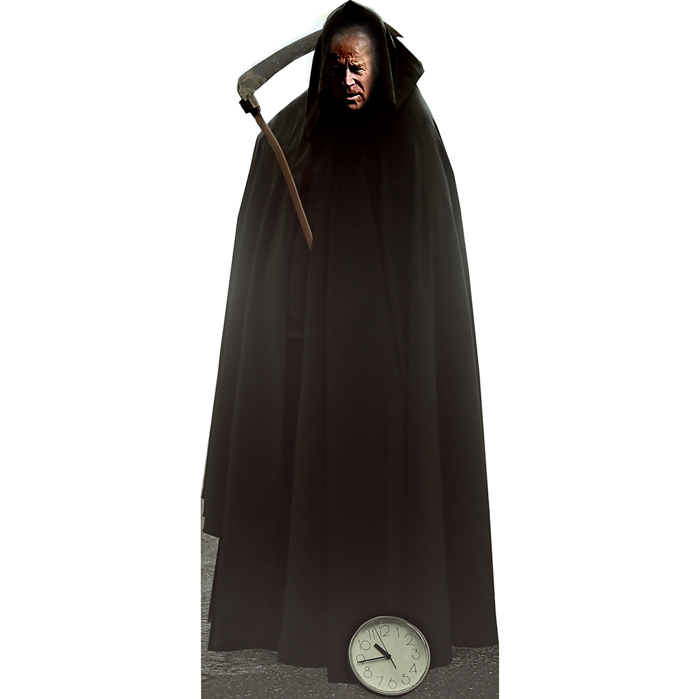 Death Biden Joe Reaper Cardboard Cutout