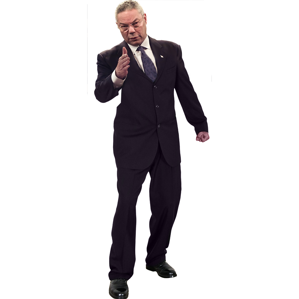 Colin Powel Cardboard Cutout