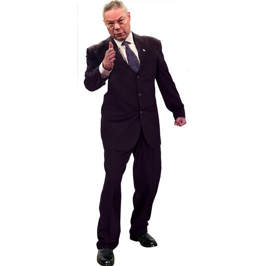 Colin Powel Cardboard Cutout