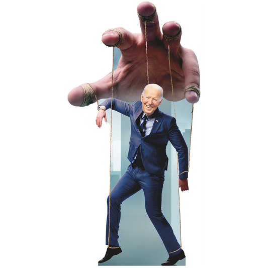 President Joe Biden Puppet Cardboard Cutout