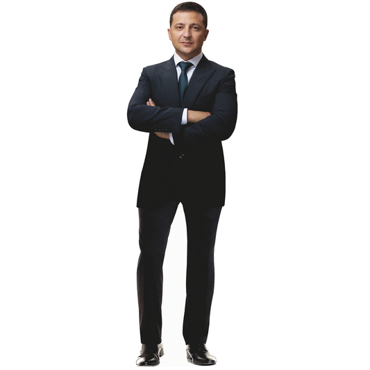 Volodymyr Zelenskyy Ukrainian President Cardboard Cutout