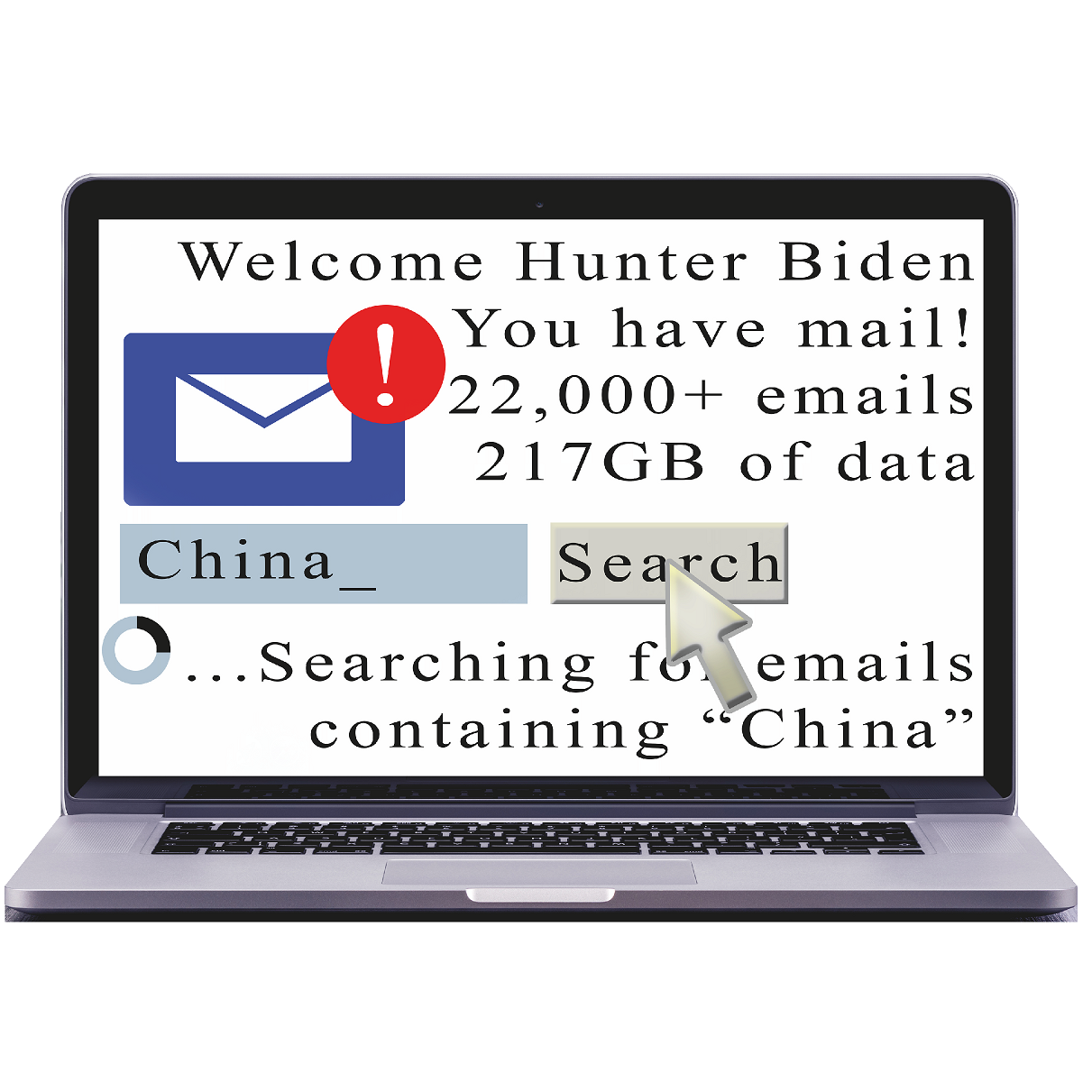 Hunter Biden's Laptop Cardboard Cutout