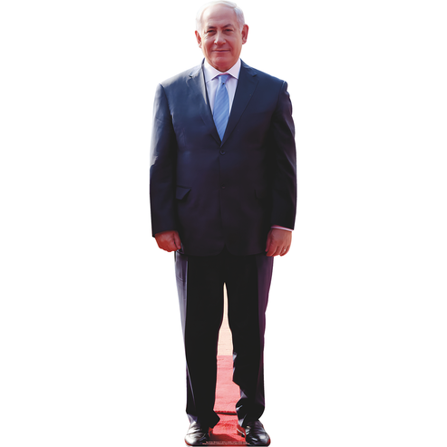 Israel Prime Minister Benjamin Netanyahu Cardboard Cutout Free Shipping ...