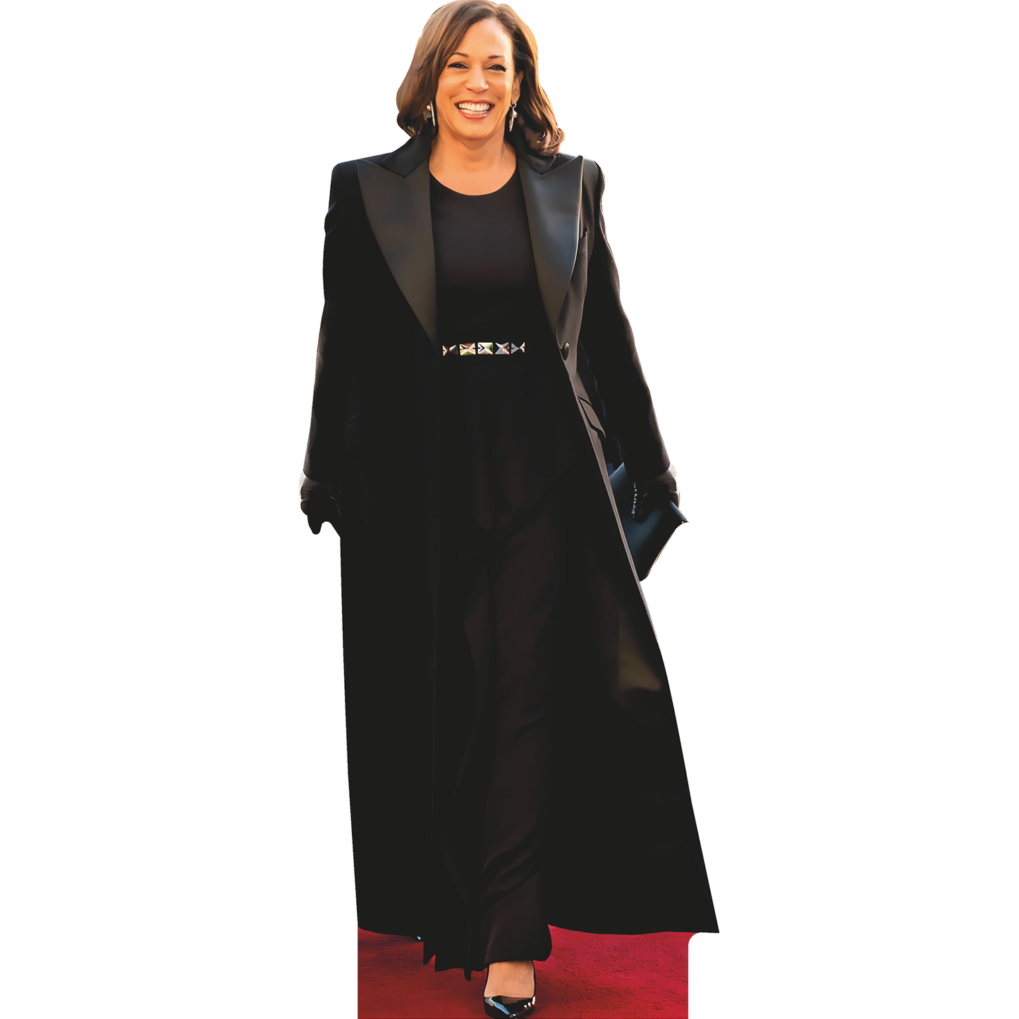 Kamala Harris Red Carpet Cardboard Cutout