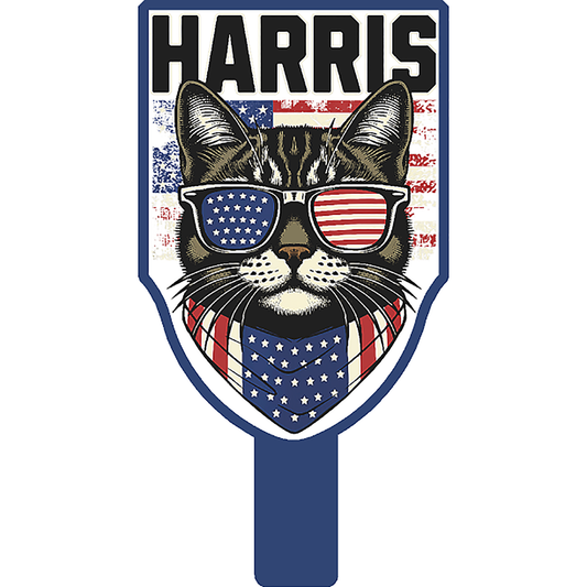 Crazy Cat Ladies for Kamala Harris Sign