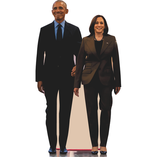Barack Obama Kamala Harris Cardboard Cutout