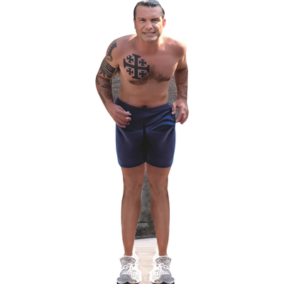 Pete Hegseth Shirtless Tattoos Cardboard Cutout