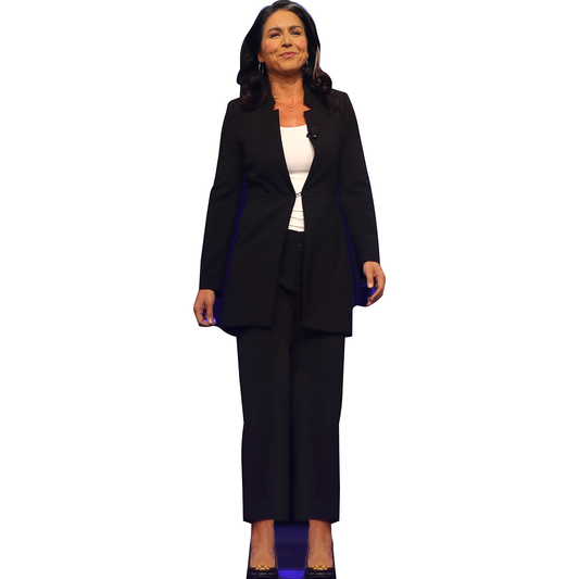 Tulsi Gabbard Dark Outfit Cardboard Cutout