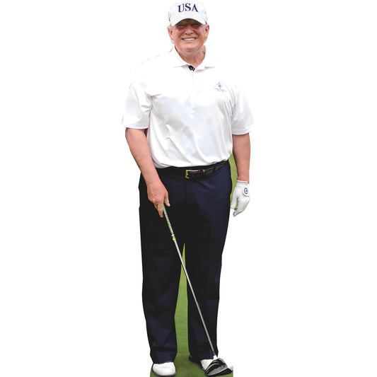 Donald Trump Golf Club Cardboard Cutout