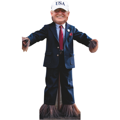 Donald Trump Scarecrow Cardboard Cutout